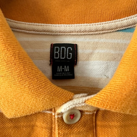 Orange Multi Color Striped Crop Top - Picture 2 of 3